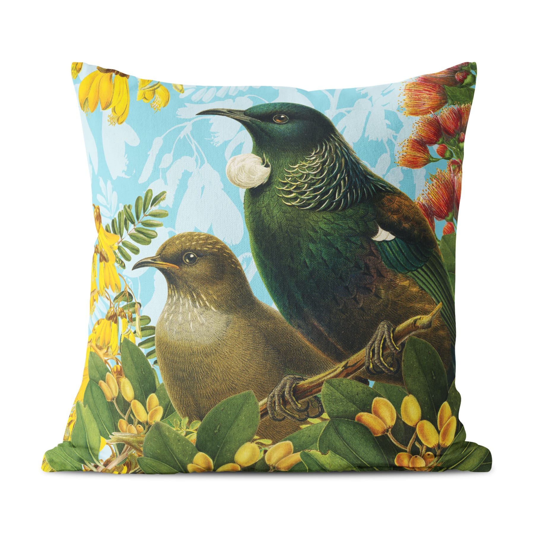 Botanical Tui Cushion Cover