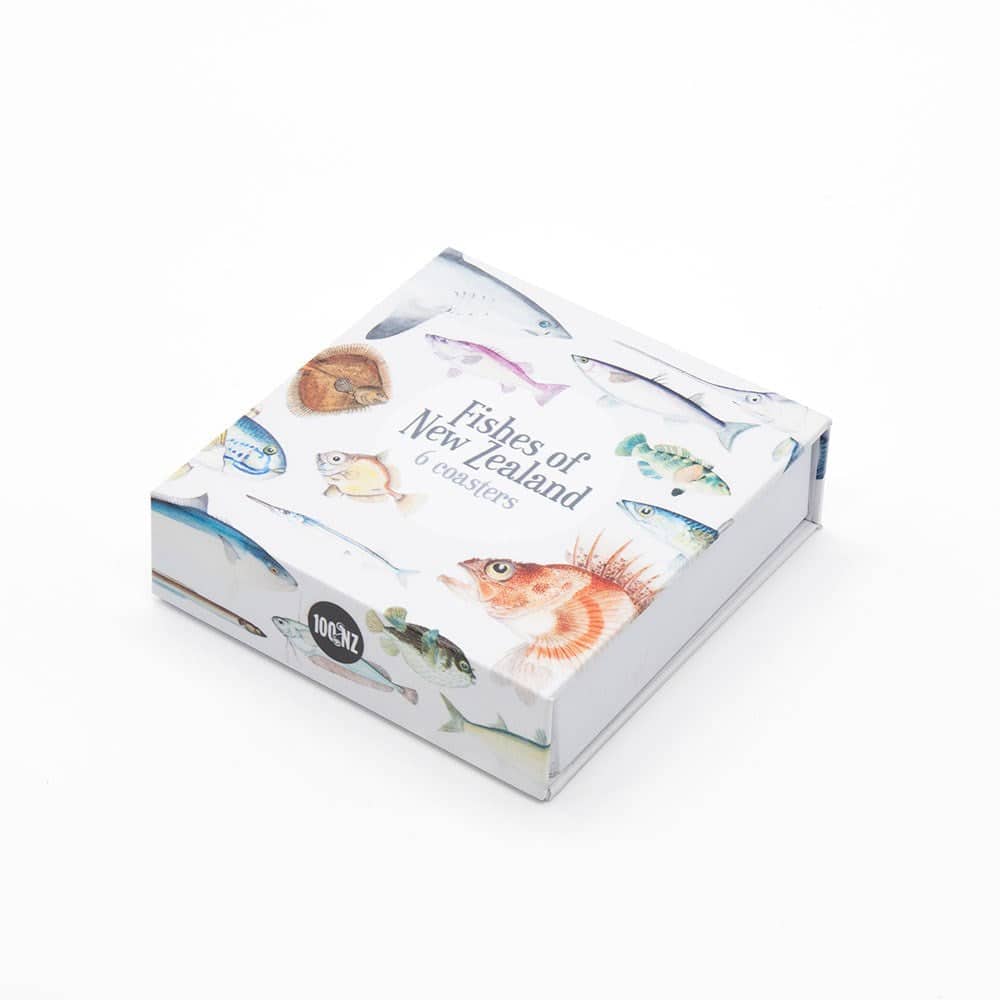 Fishes of NZ Box of 6 Coasters