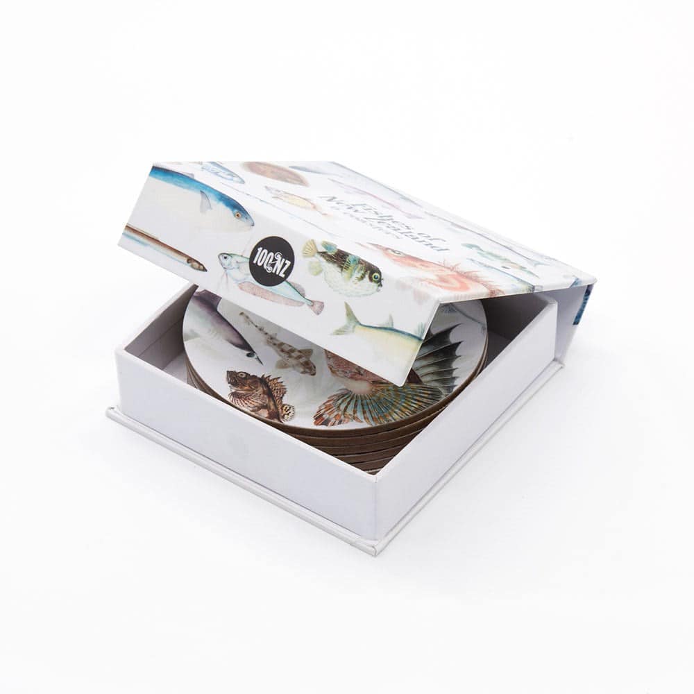 Fishes of NZ Box of 6 Coasters - Image 3