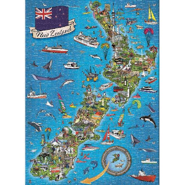 The New Zealand Family Jigsaw Puzzle 1000pc