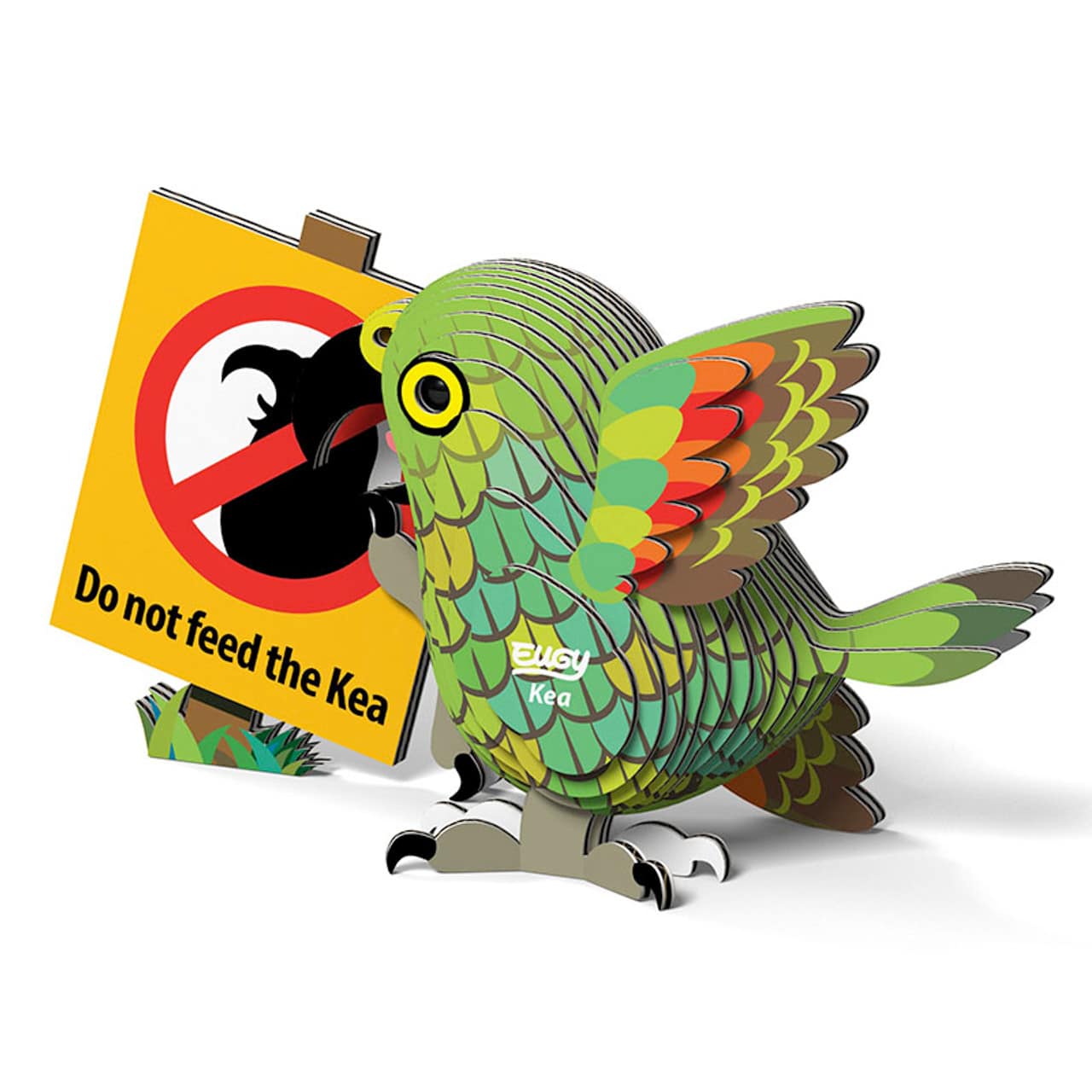 Eugy 3D Cardboard Puzzle - Kea - Image 3