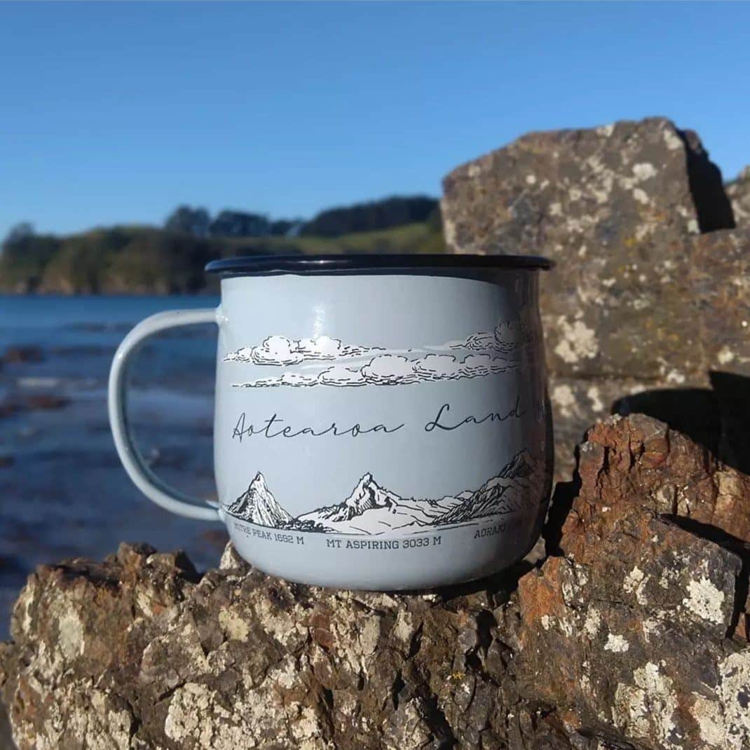Aotearoa Enamel Mug