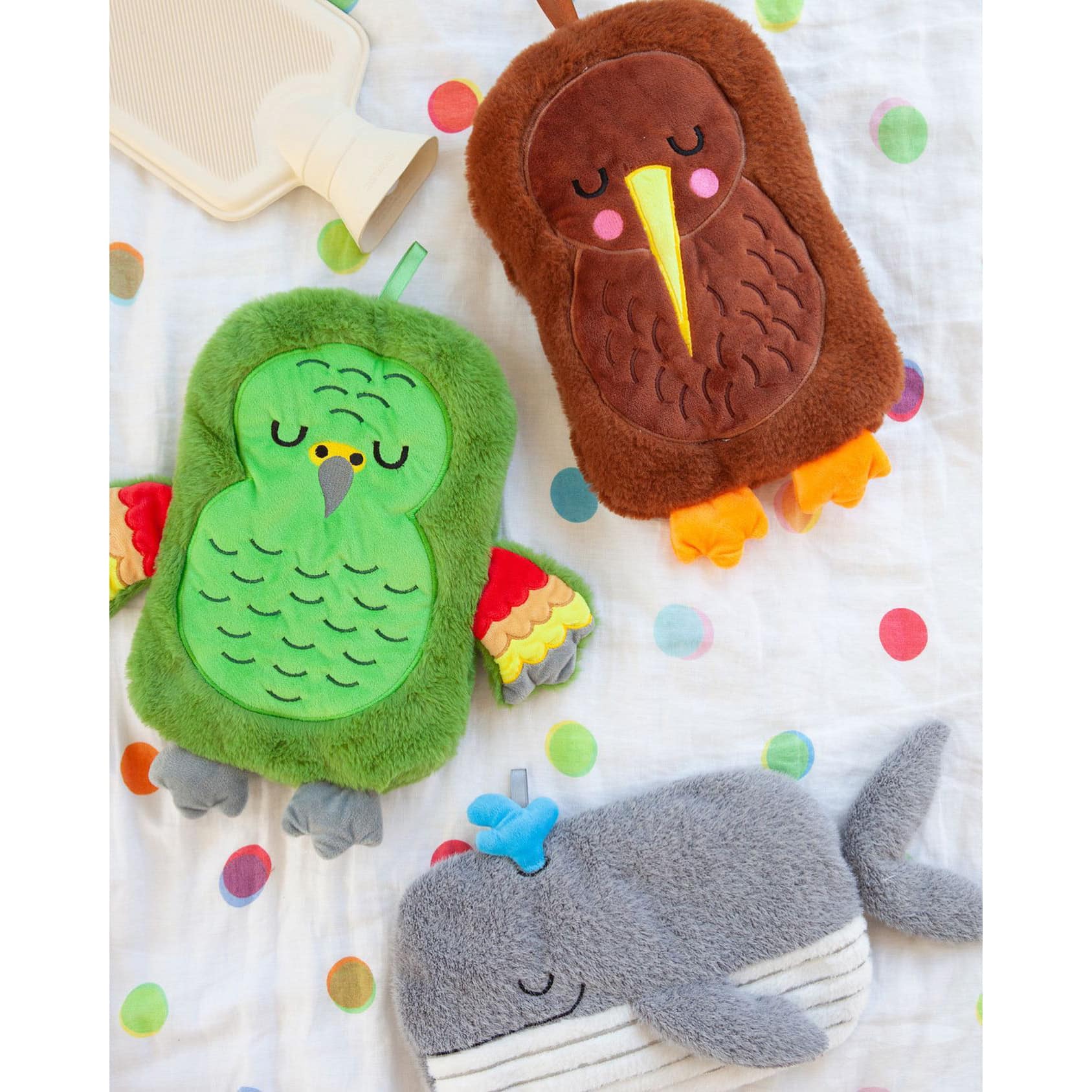 Kids Hot Water Bottle - Kimi the Kiwi