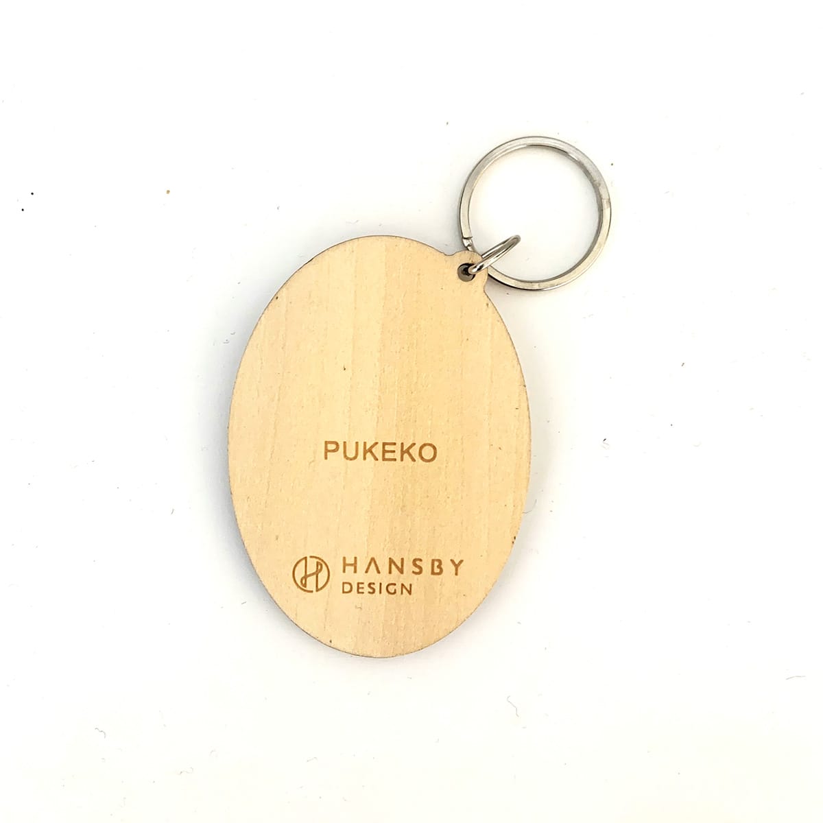 NZ Bird Wood Keytag - Pukeko