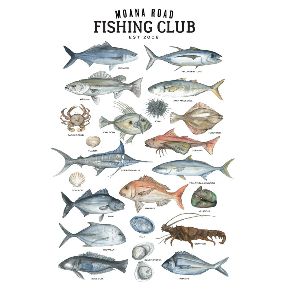 NZ Fishing Club Tea Towel - Image 3