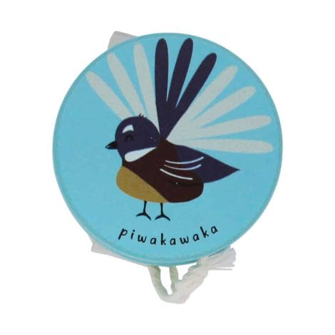 NZ Native Bird Wooden Yoyo - Pīwakawaka