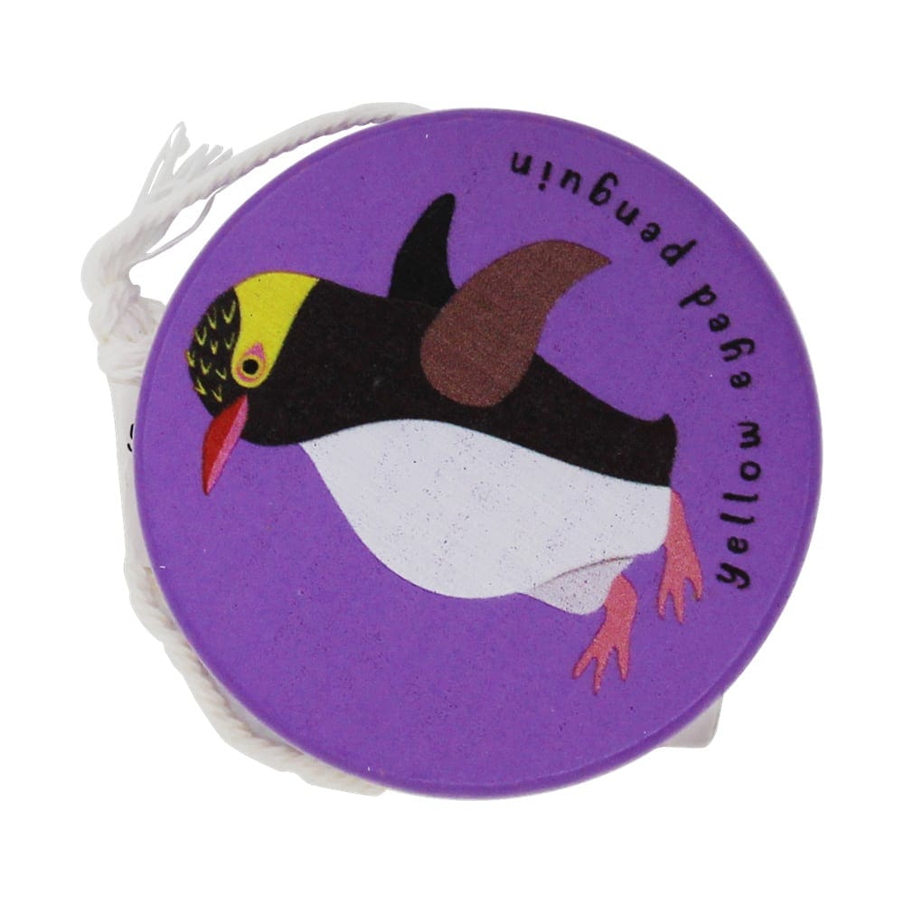NZ Native Bird Wooden Yoyo - Yellow Eyed Penguin