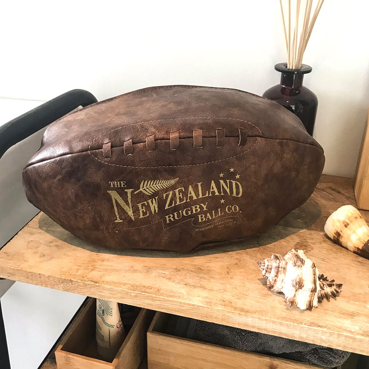 Rugby Ball Toiletry Bag