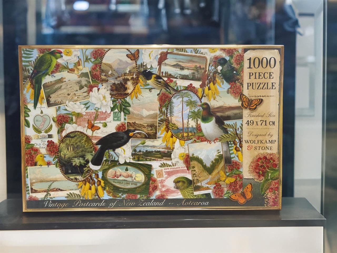 Vintage Postcards of New Zealand 1000pc Jigsaw Puzzle - Image 3