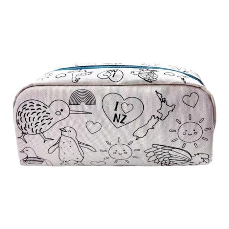 I Love NZ Colour-In Pencil Case