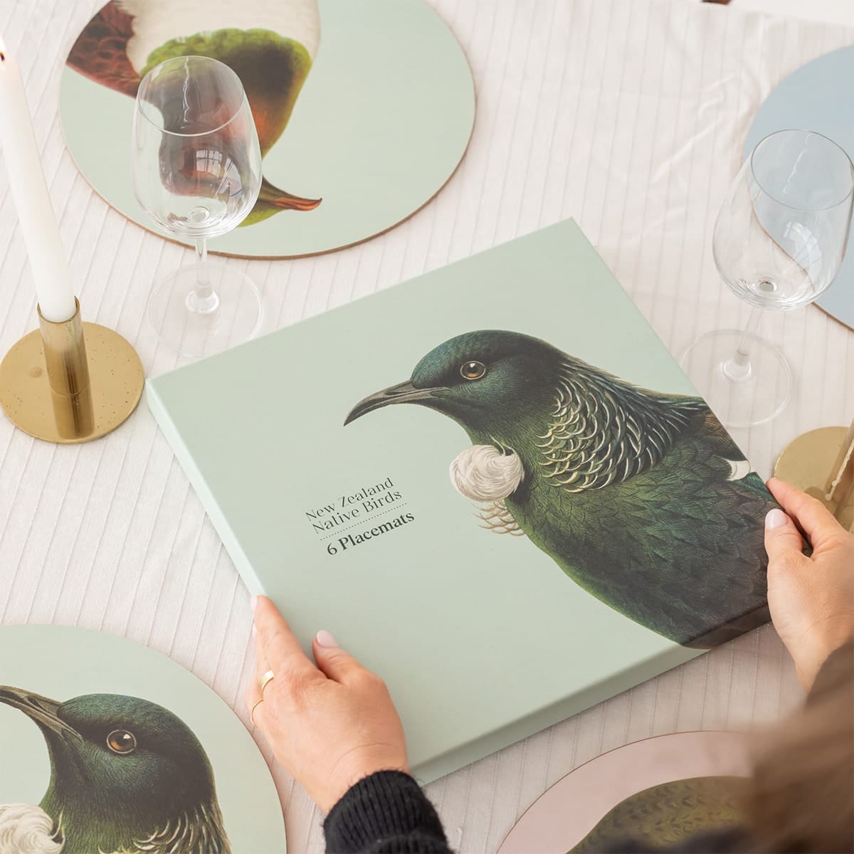 Hushed Birds Placemats Set of 6