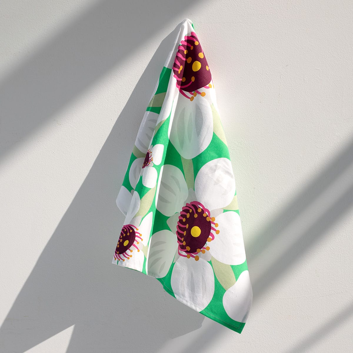 Bright Botanical Manuka Tea Towel